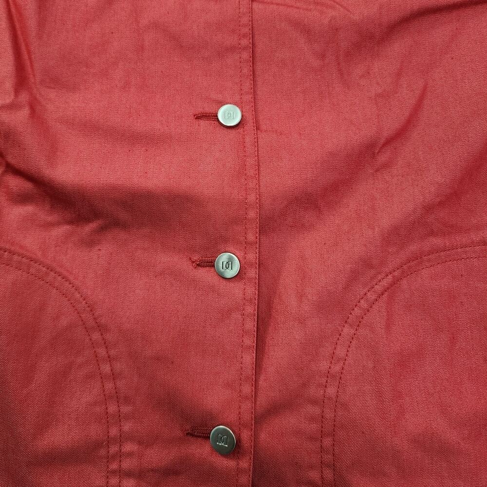 Doncaster Lightweight Button Front Jacket Size 8 … - image 2
